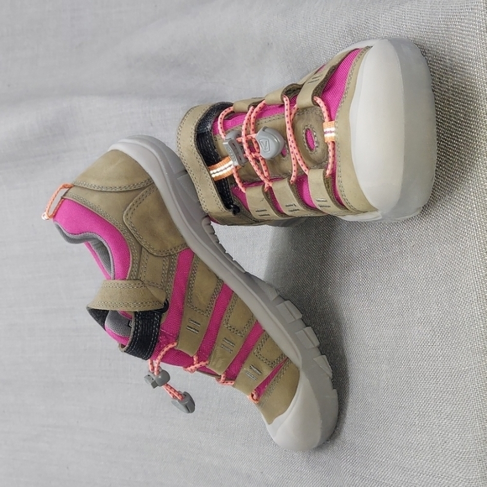 Child Keen Newport Shoe Sandal Grey Berry Size 4Y